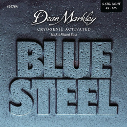 Dean Markley DM2678A Blue Steel NPS Комплект струн для 5-струнной бас-гитары, никелированные,45-125
