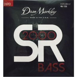 Dean Markley DM2693 SR2000 Комплект струн для 5-струнной бас-гитары, сталь, 46-125