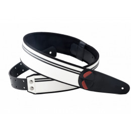 RightOn Straps 8401070110767 Mojo Race B&W Ремень для гитары