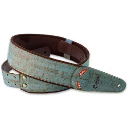 RightOn Straps 8401070040088 Steady Mojo Cork Teal Ремень для гитары