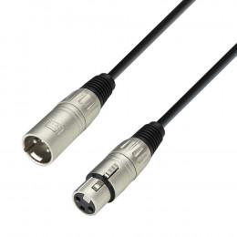 Adam Hall K3 MMF 0100 Микрофонный кабель 3Star XLR(F)-XLR(M) с разъёмами AH
