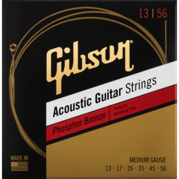Gibson Phosphor Bronze Acoustic Guitar Strings Medium Струны для акустической гитары