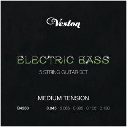 Veston B 4530 Струны для 5-струнной бас-гитары 45-130