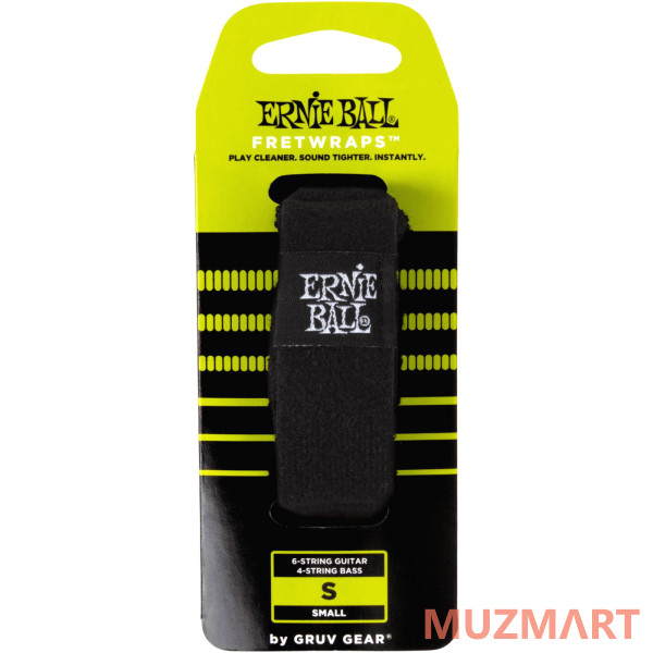 Ernie Ball 9612 Демпфер гитарный, короткий, для 4-струнной бас-гитары