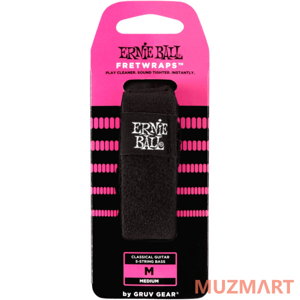Ernie Ball 9613 Демпфер гитарный, средний, для 5-струнных бас-гитар