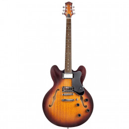 EART E-335 Brown Sunburst Полуакустическая электрогитара
