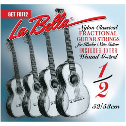 La Bella FG112 Струны для классической гитары размера 1/2
