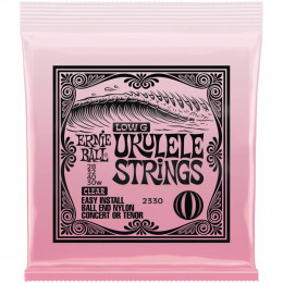 Ernie Ball 2330 Ball end Clear Nylon Wound G Струны для укулеле