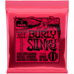 Ernie Ball 3226 Набор из 3х комплектов струн для электрогитары 11-52
