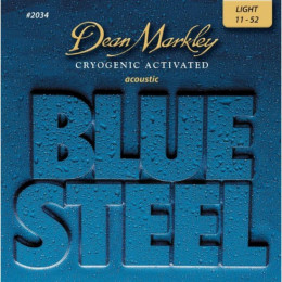 Dean Markley DM2034 Blue Steel Комплект струн для акустической гитары 11-52