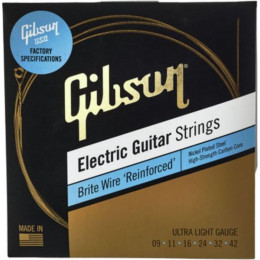 Gibson SEG-BWR9 BRITE WIRE REINFORCED Струны для электрогитары