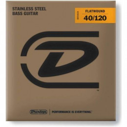 Dunlop BASS FLATWND LG SCALE 40/120-5/SET Струны для бас-гитары