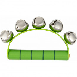 BEE DF501A GREEN Бубенцы ручные