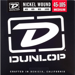 Dunlop DBN45105 Комплект струн для бас-гитары с уменьшенной мензурой 45-105