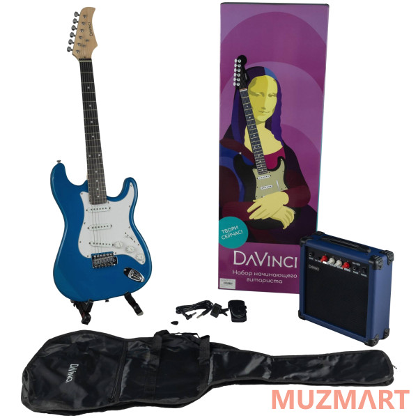 Davinci SET-100 BL Электрогитара в наборе