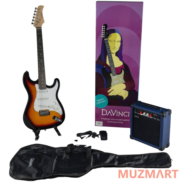 Davinci SET-100 SB Электрогитара в наборе