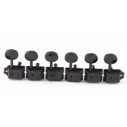 Metallor J-55-BK-6 Колки для гитары 6л, черные