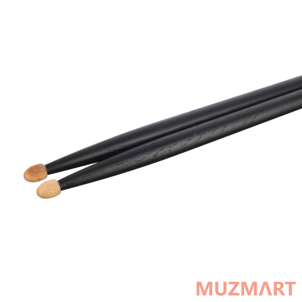 HUN 10103006 Colored Series QI 5A BLACK Барабанные палочки, орех гикори