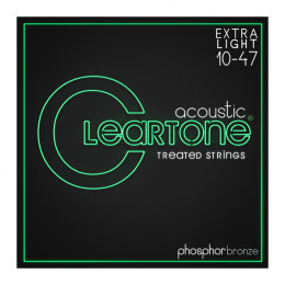 Cleartone 7410 Phosphor Bronze Комплект струн для акустической гитары, фосфорная бронза, с покрытием, 10-47