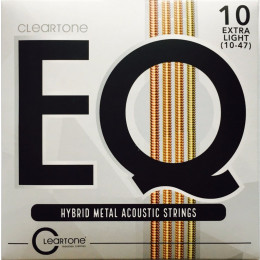 Cleartone 7810 EQ Hybrid Metal Комплект струн для акустической гитары, с покрытием, 10-47