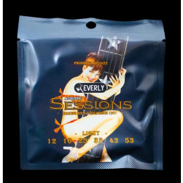 Everly 7212 Sessions Комплект струн для акустической гитары, фосфорная бронза, 12-53