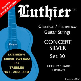 Luthier LU-30SC-BULK Комплект струн для классической гитары, 100 комплектов