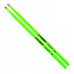 Kaledin Drumsticks 7KLHBGR5A 5A Барабанные палочки, граб, флуоресцентные зеленые