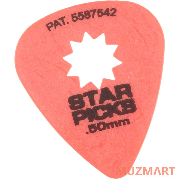 Everly 30011 Star Pick Медиаторы 1 шт, толщина 0.50мм