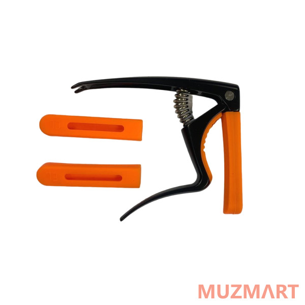 Solo 3-in-1 Black orange Каподастр для гитары универсальный