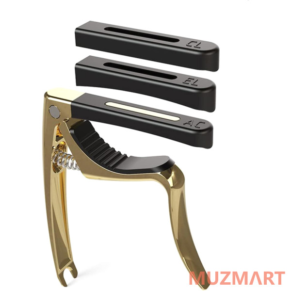 Solo 3-in-1 Gold Каподастр для гитары универсальный