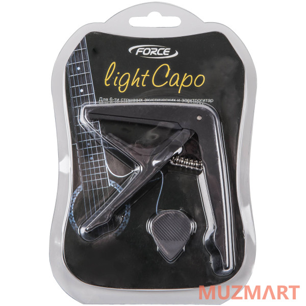 Force CAPO BLACK каподастр для акустической гитары