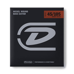 Dunlop DBN45105S Nickel Wound Струны для бас-гитары Short