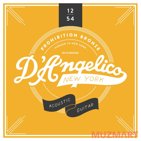 D'Angelico Acoustic 1254 Струны для акустической гитары