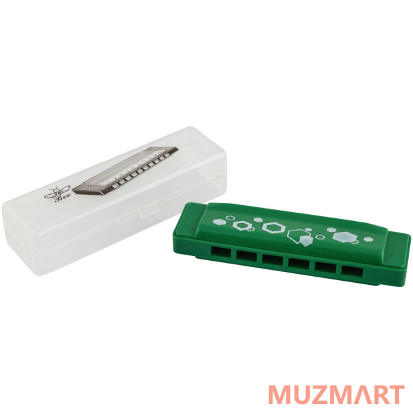 BEE DF6A GREEN Губная гармоника детская
