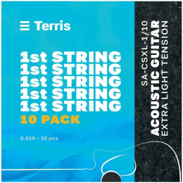 Terris SA-CSXL-1/10 Струна одиночная для акустической гитары