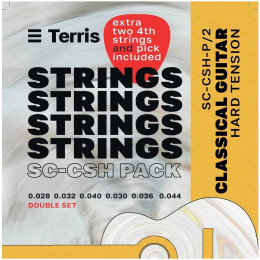 Terris SC-CSH-Pack/2 Струны для классической гитары