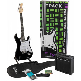 Terris TPACK-TST-045 BK Электрогитара в наборе