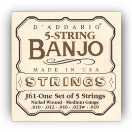 D'Addario J61 Струны для 5-ти струнного банджо