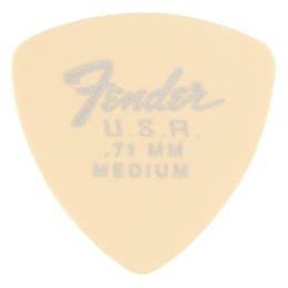 Fender 346 DURA-TONE .71 12 PK OLY Медиатор 0.71 мм, цвет винтажный белый