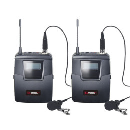Volta DIGITAL 0202HL PRO Микрофонная цифровая радиосистема с двумя карманными передатчиками, двумя головными и петличными микрофонами