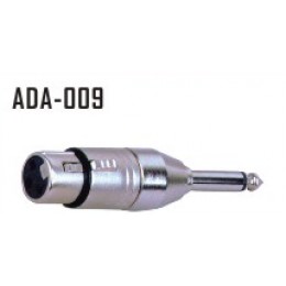Stands&Cables ADA009 Переходник XLR мама -> джек моно 6.3 мм
