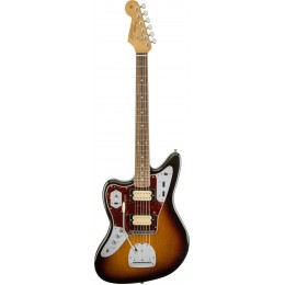 Fender Kurt Cobain Jaguar L/H 3-TONE Sunburst Электрогитара левосторонняя