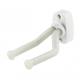 K&M 16280-014-00 White Настенный держатель для акустических и электрогитар