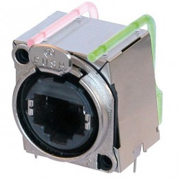 Neutrik NE8FBH-LED Панельный разъем RJ45