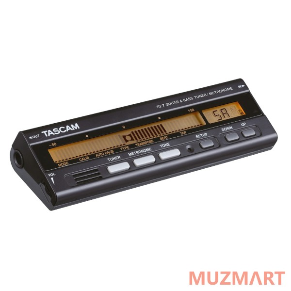 Tascam TG-7 Тюнер/метроном для гитары и баса