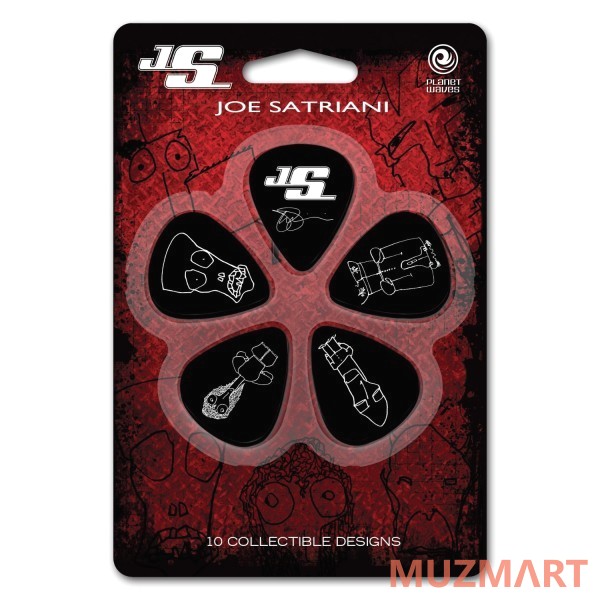 Planet Waves 1CBK2-10JS Joe Satriani Набор медиаторов