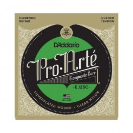 D'Addario EJ25C Composite SILVER/CLEAR Nylon Струны для классической гитары