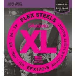 D'Addario EFX170-5 Струны для 5-ти струнной бас гитары, 45-130