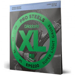 D'Addario EPS220 Струны для 4-х струнной бас гитары, Light, 40-95