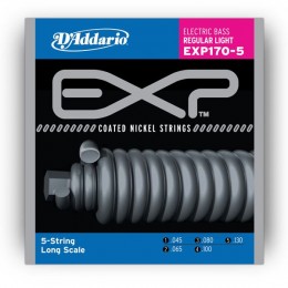 D'Addario EXP170-5 Струны для 5-ти струнной бас гитары, Light, 45-130